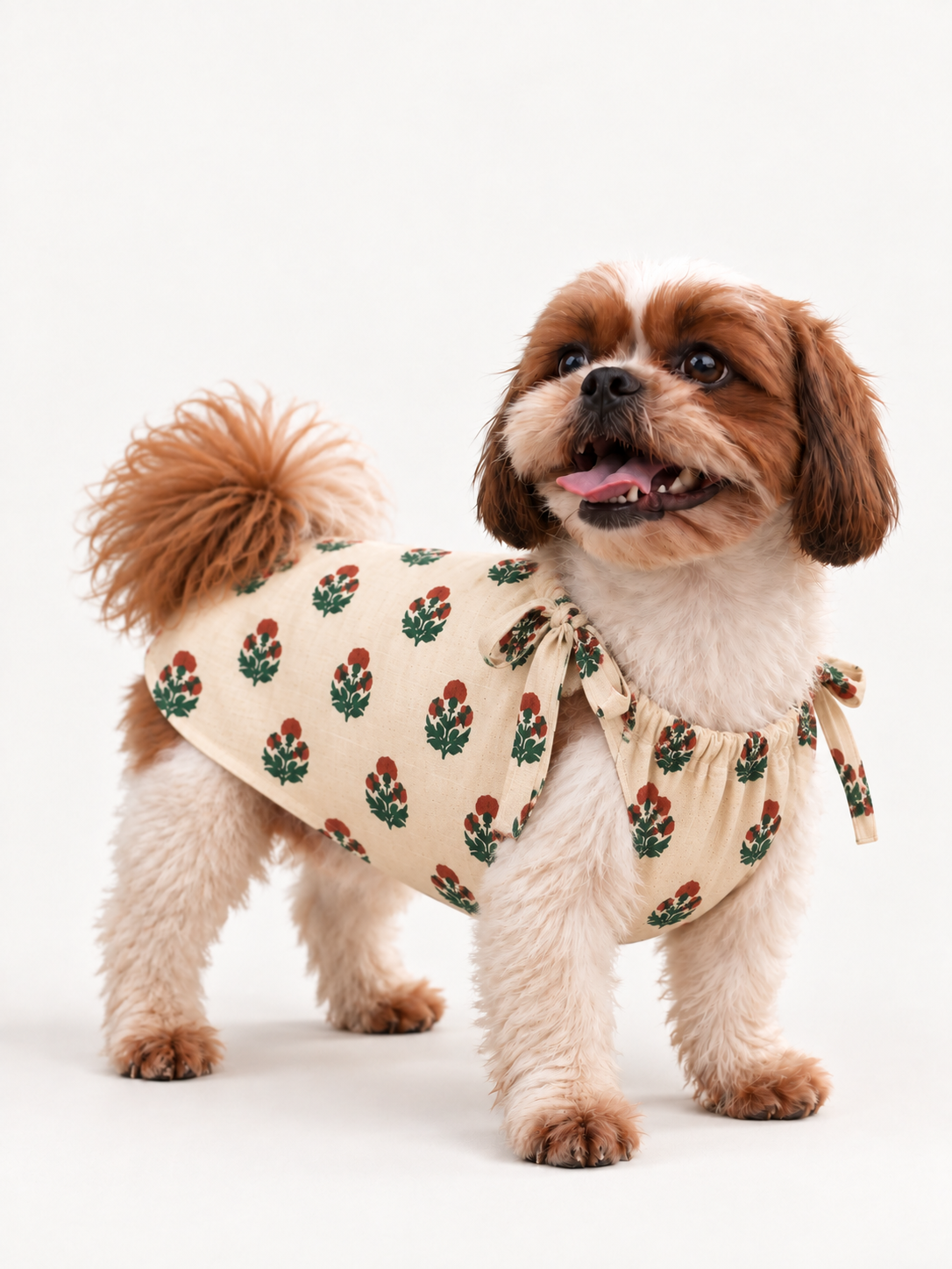 Marigold Bloom Dress on a dog, view 5