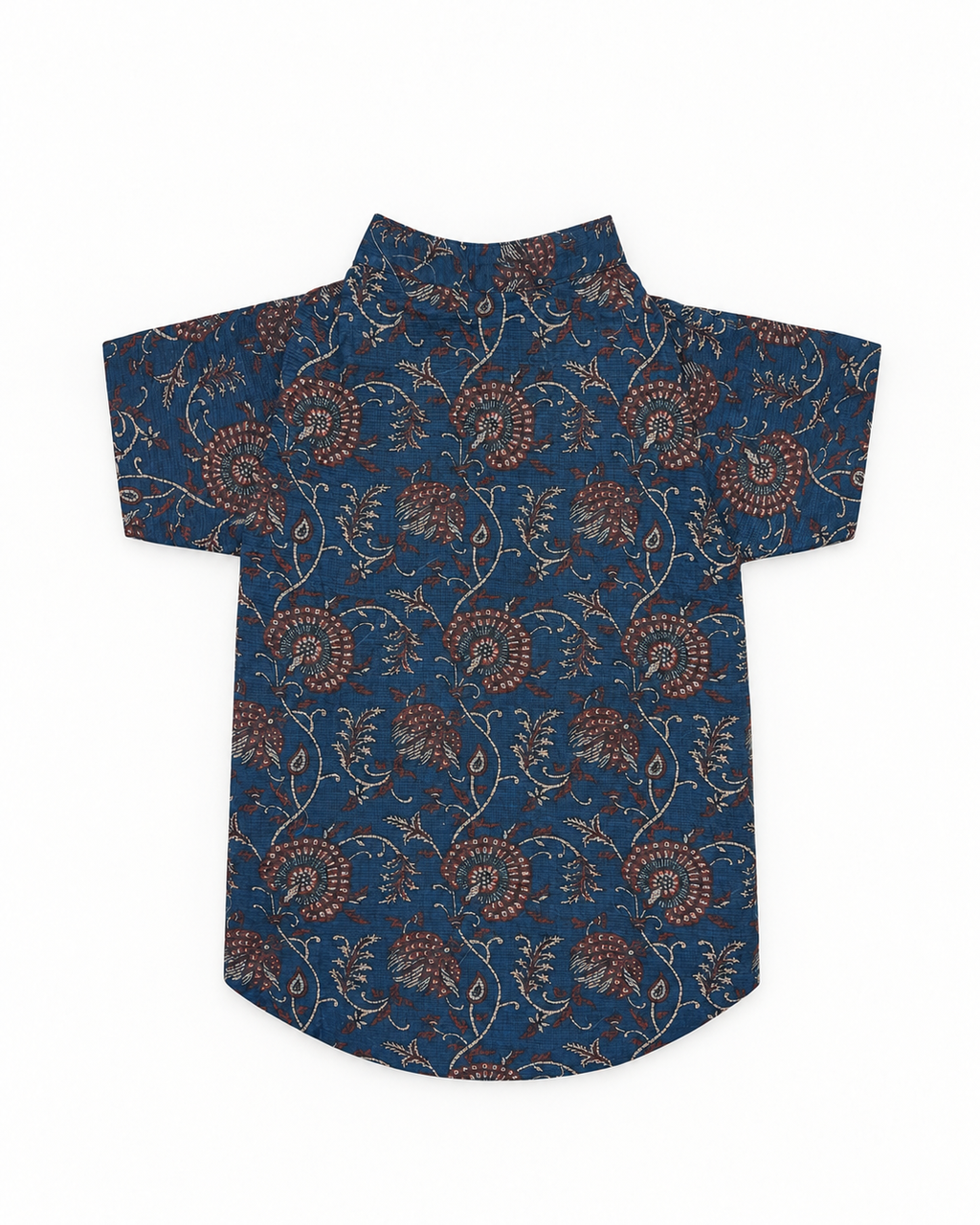 Indigo Ajrakh Shirt - 2.2