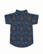 Indigo Ajrakh Shirt - 2.2