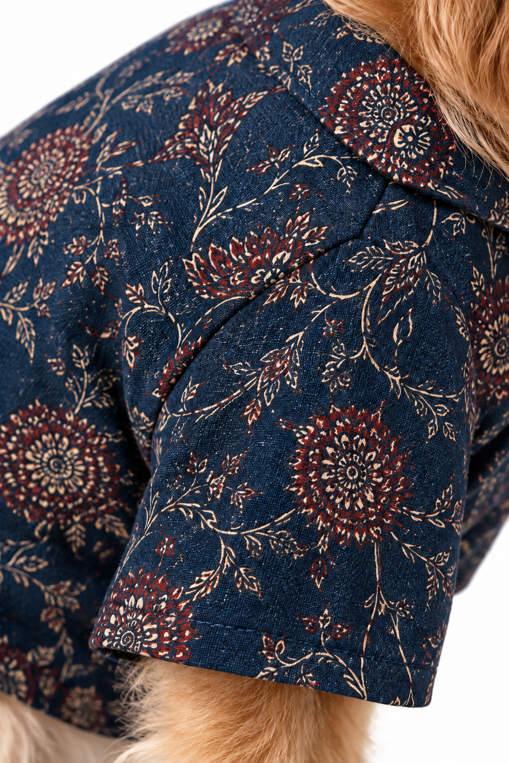 Indigo Ajrakh Shirt - 2.5