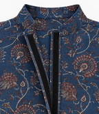 Indigo Ajrakh Shirt - 2.6