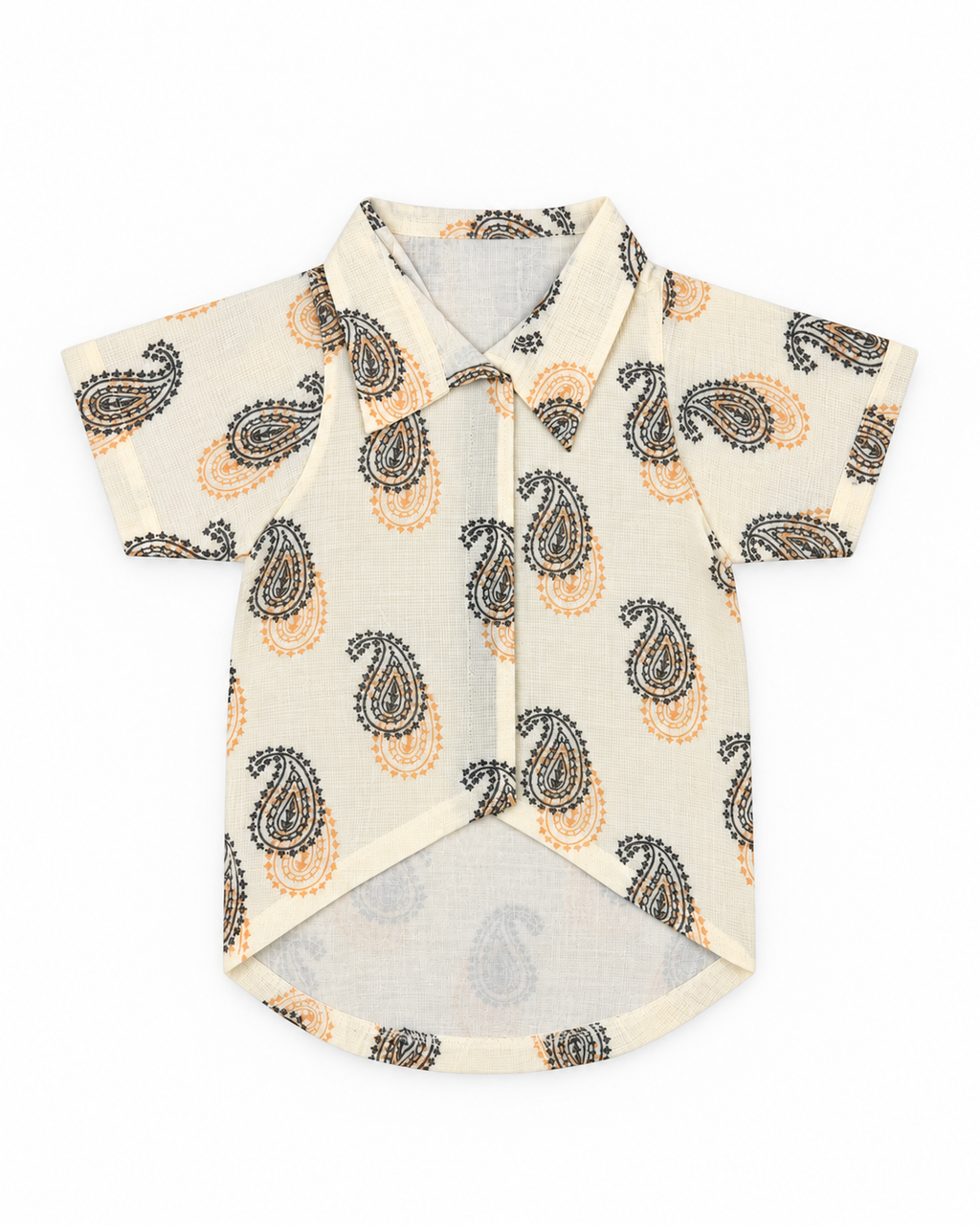 Golden Paisley Shirt - 4.1