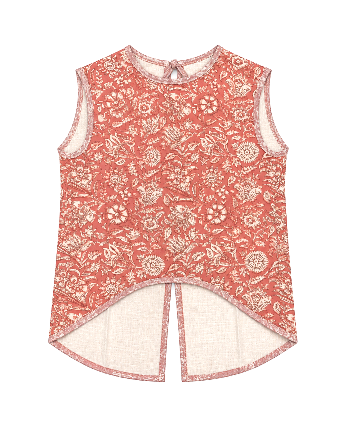 Rusty Pink Blossom Top on a dog, view 4