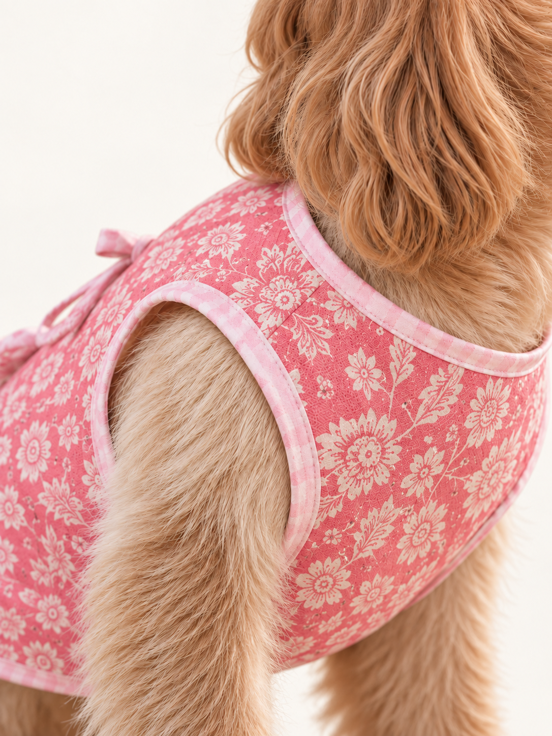 Rusty Pink Blossom Top on a dog, view 5